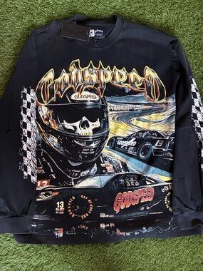 Black Godspeed Racing Grapic Tee